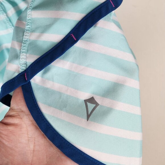 Ivivva by Lululemon Striped Workout Athletic Lined Shorts sz 12 - Picture 5 of 8